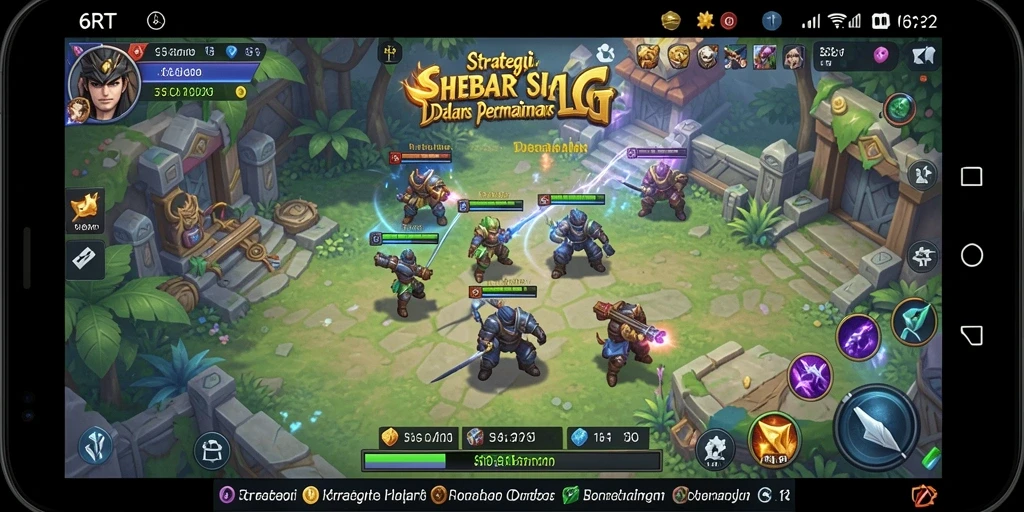 Tampilan gameplay menarik dari 6RT dengan strategi mendalam.