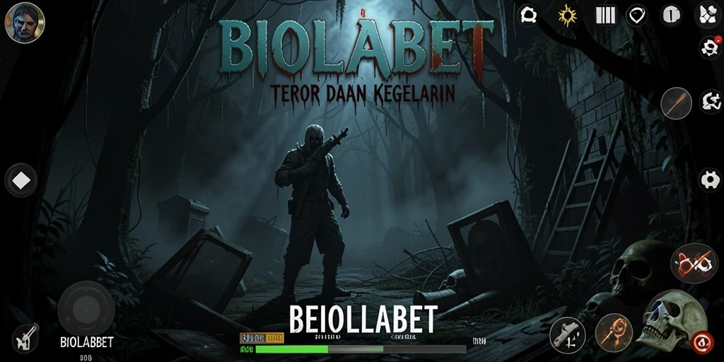 Tangkapan layar menampilkan gameplay mencekam di BIOLABET.