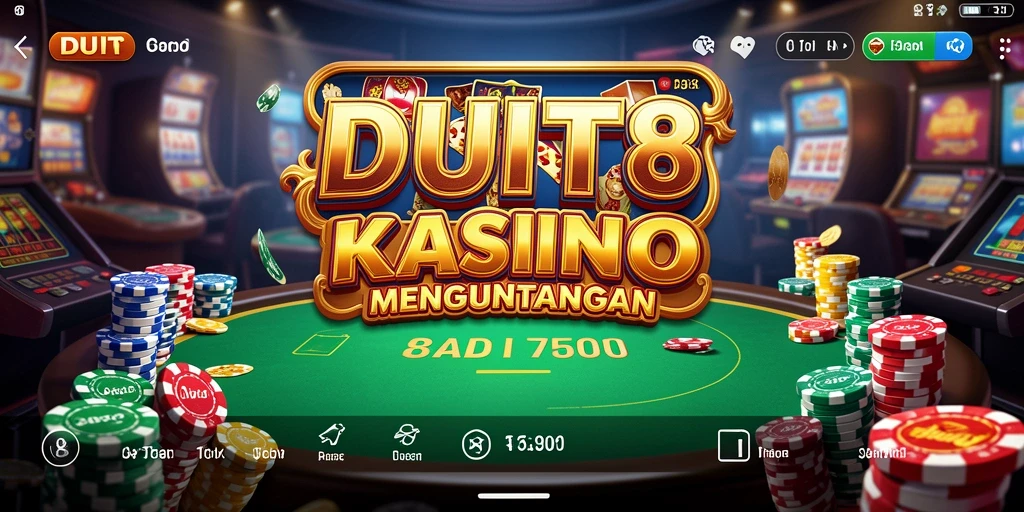 Tampilan gameplay menawan dari aplikasi Kasino DUIT8.