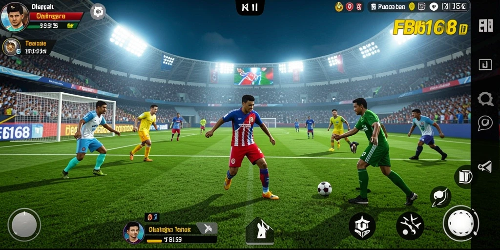 Gameplay seru dan realistis dalam aplikasi FB168 olahraga.