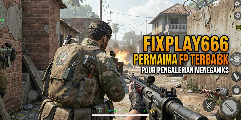 Tampilan gameplay FIXPLAY666 yang mendebarkan saat bertarung di medan perang.