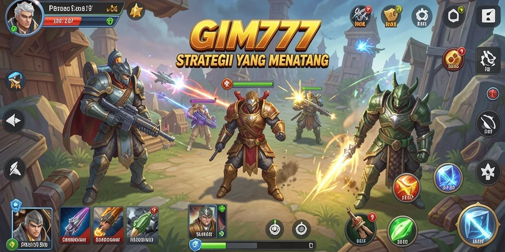 Tampilan gameplay GIM777 yang menegangkan dan strategis.
