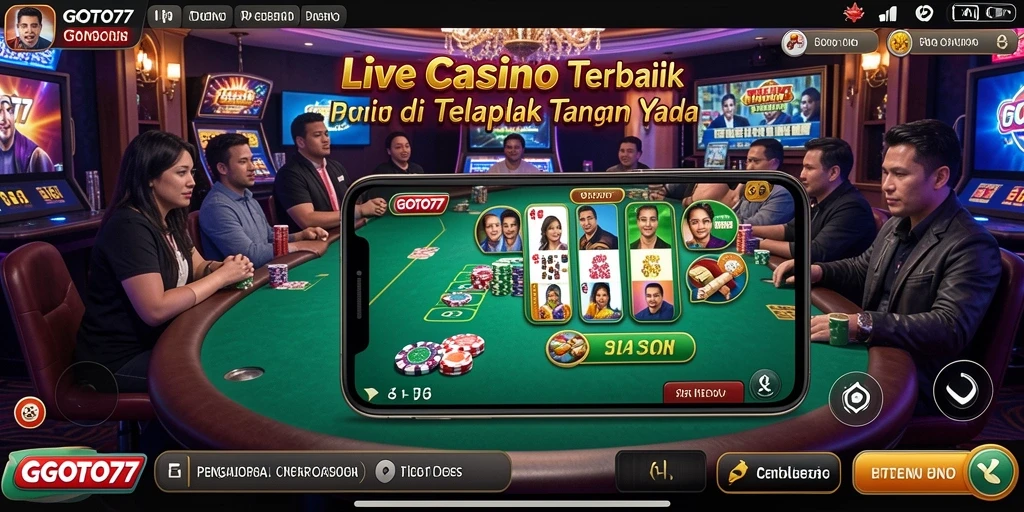 GOTO77 menampilkan dealer langsung dan permainan yang mendebarkan.