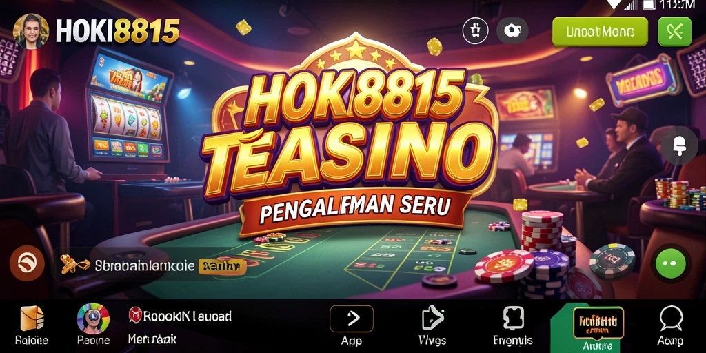 Tangkapan layar HOKI8815 menampilkan gameplay Kasino yang seru dan menegangkan.