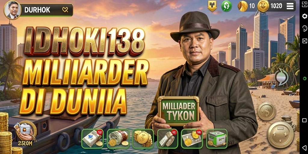Screenshot permainan <strong>IDRHOKI138</strong> menunjukkan antarmuka manajemen yang menarik.