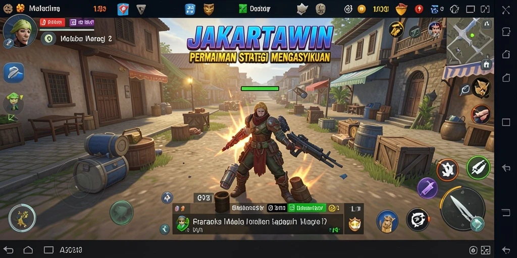 Tampilan gameplay seru dan menantang di JAKARTAWIN.