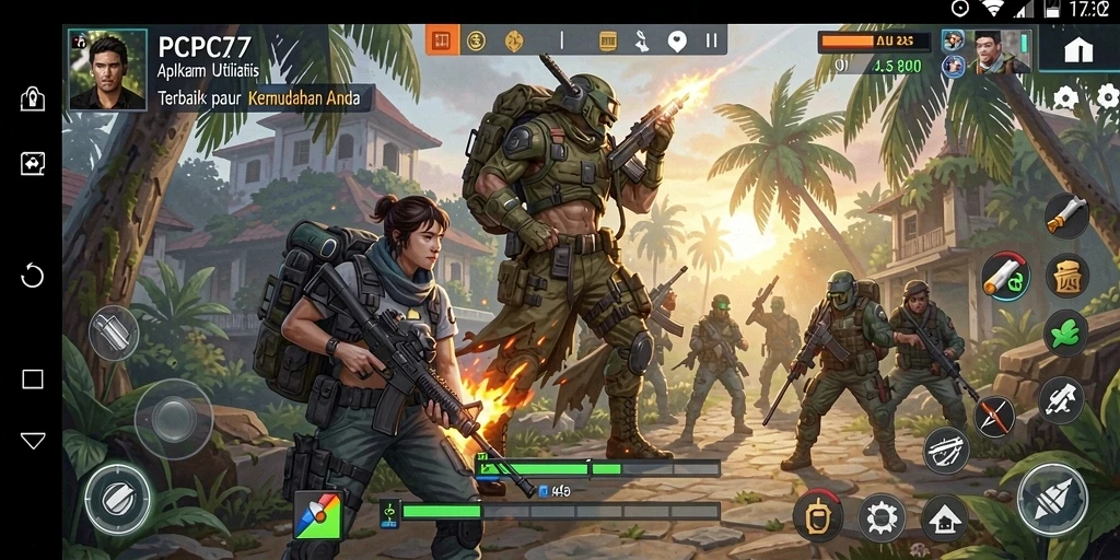 Tampilan PCPC7 yang menarik dan mudah digunakan.