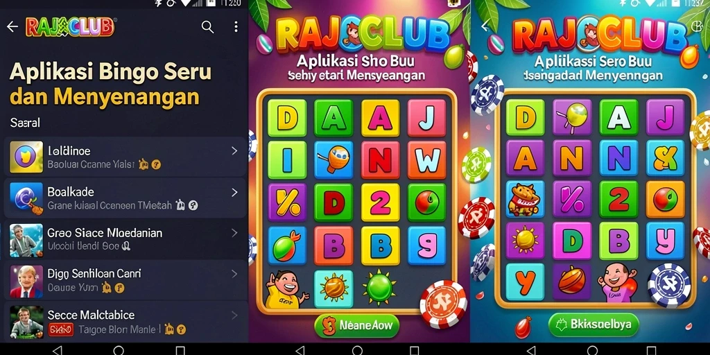 Tampilan menakjubkan dari gameplay Bingo RAJACLUB.