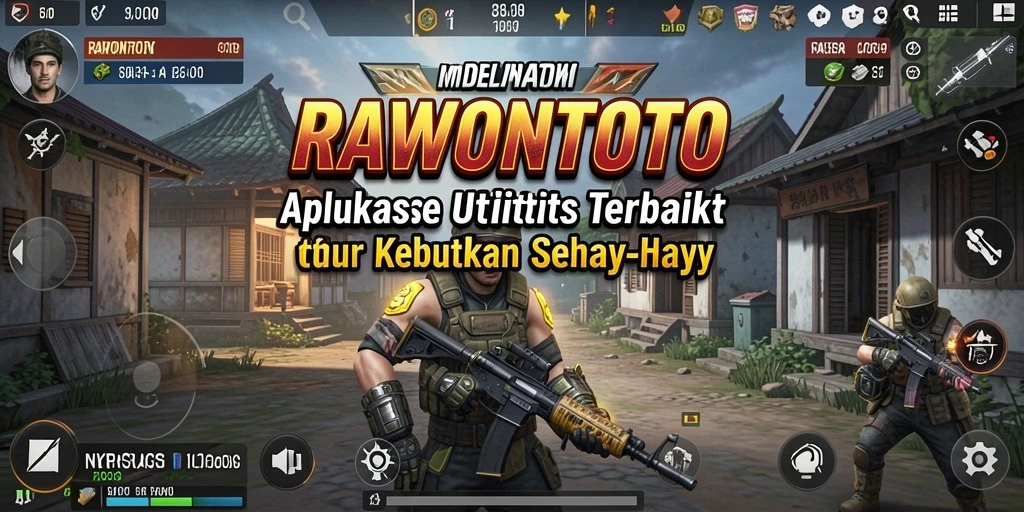 Tampilan antarmuka pengguna RAWONTOTO yang intuitif dan fungsional.