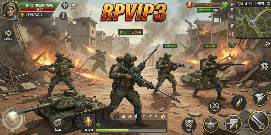 Tampilan gameplay RPVIP3 yang mendebarkan dan penuh strategi.