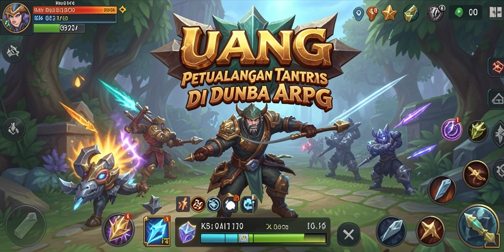 Gameplay UANG yang penuh aksi dan petualangan seru.