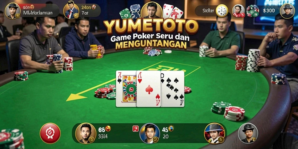 Tampilan gameplay seru dari YUMETOTO dengan pemain aktif.